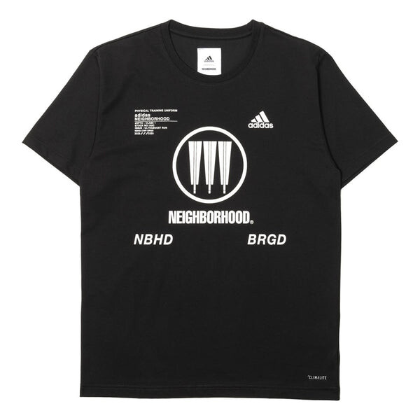 

Футболка originals x neighborhood crossover casual sports black Adidas, черный