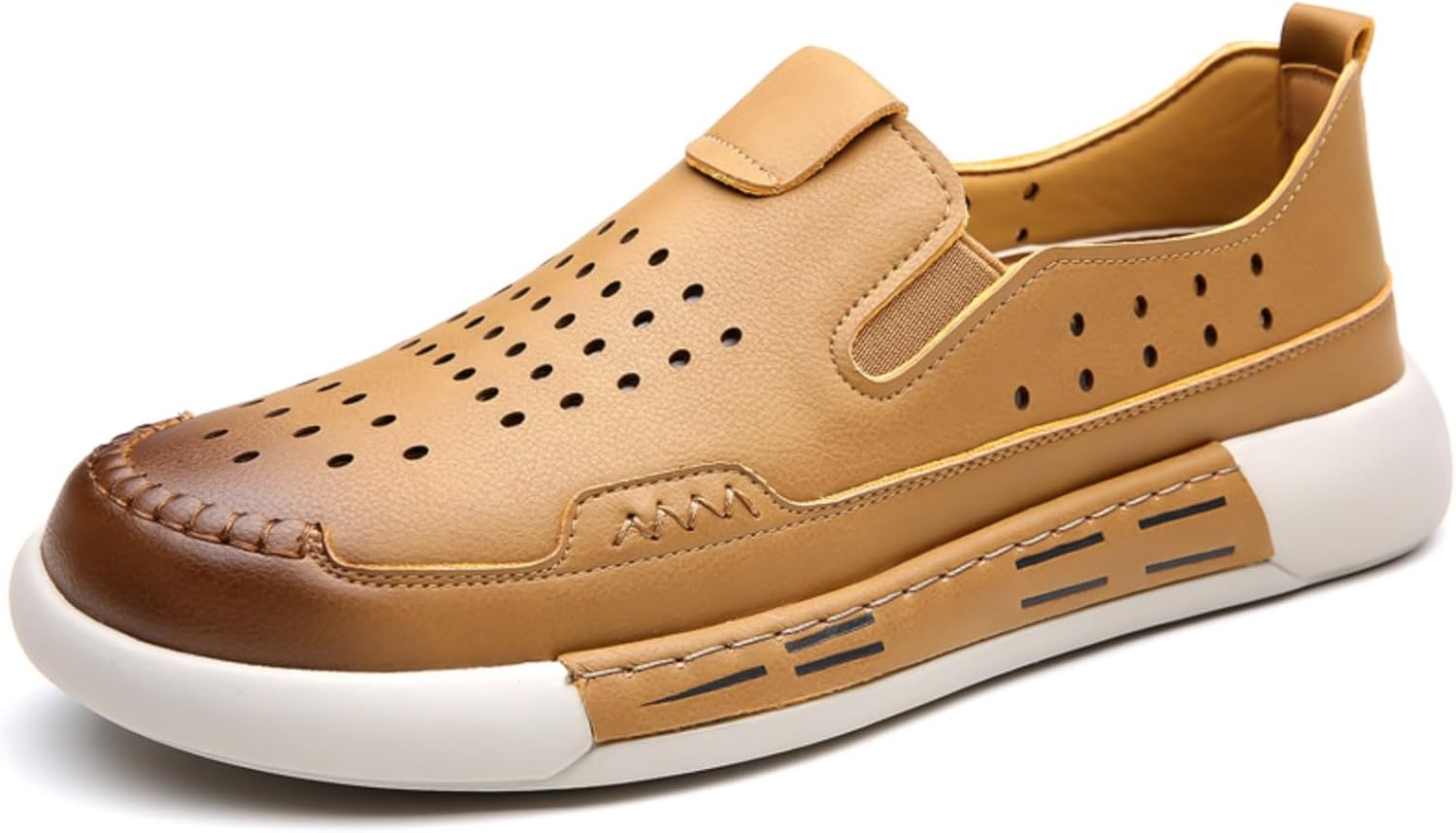 

Мужские дышащие лоферы, удобная повседневная обувь- идеальны для летних прогулок, ежедневных поездок на работу и отдыха Kpdwfms, желтый