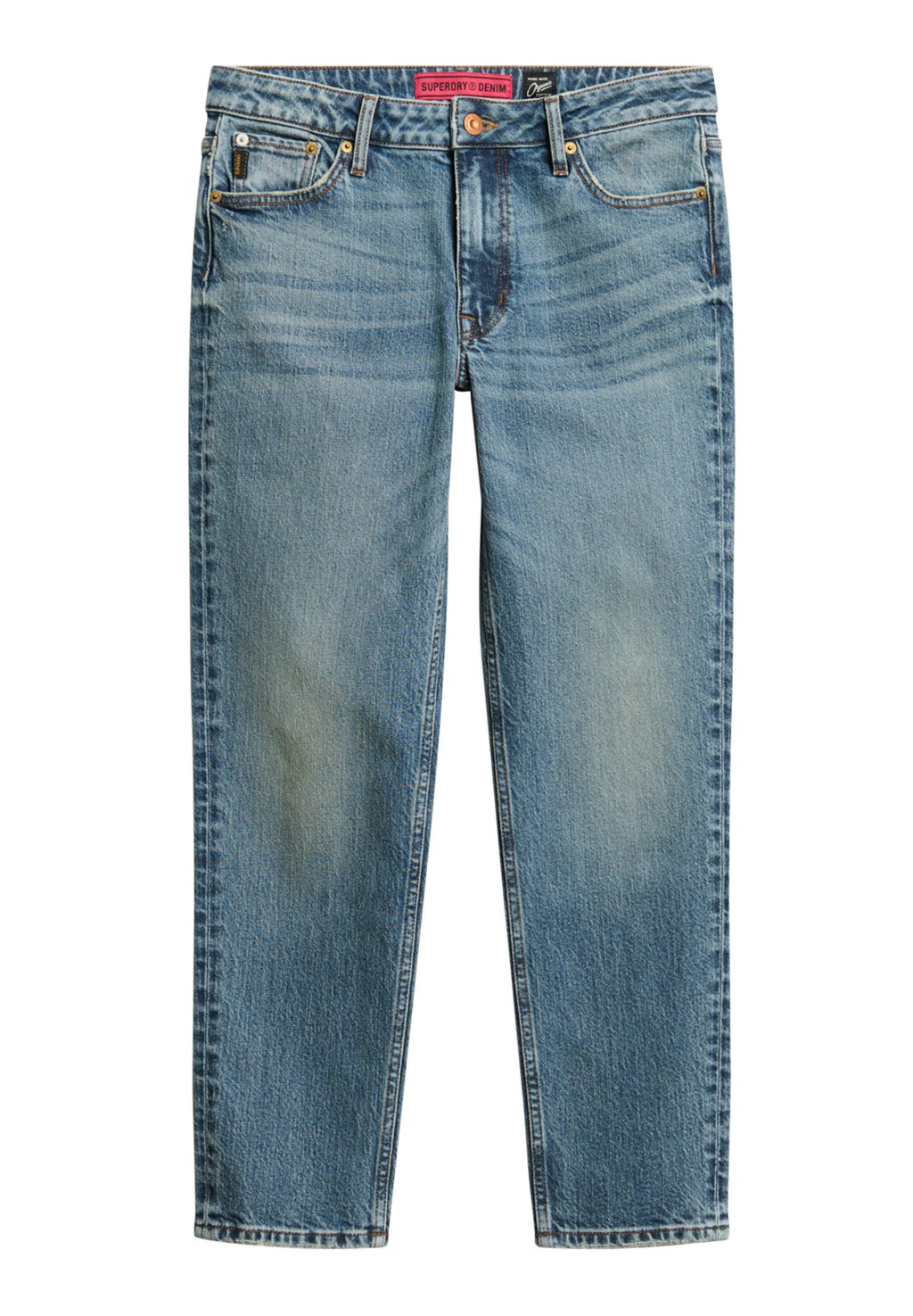 Джинсы облегающего кроя MID RISE Superdry, темно-синий — фото 4