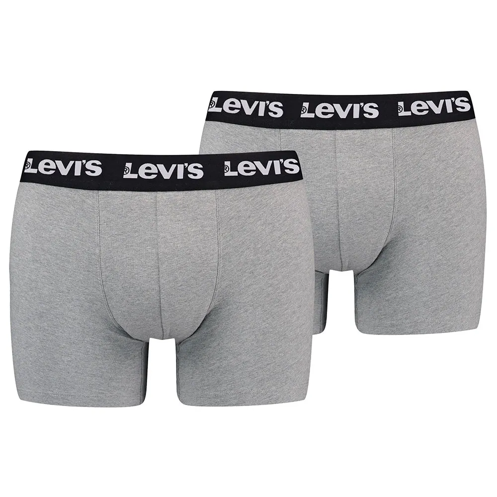 

Боксеры 2 шт Levi's Repeat Logo Brief boxers 2 units, серый
