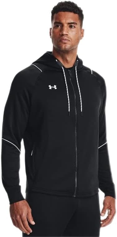 

Мужская разминочная куртка на молнии от Under Armour Drive, Black-White