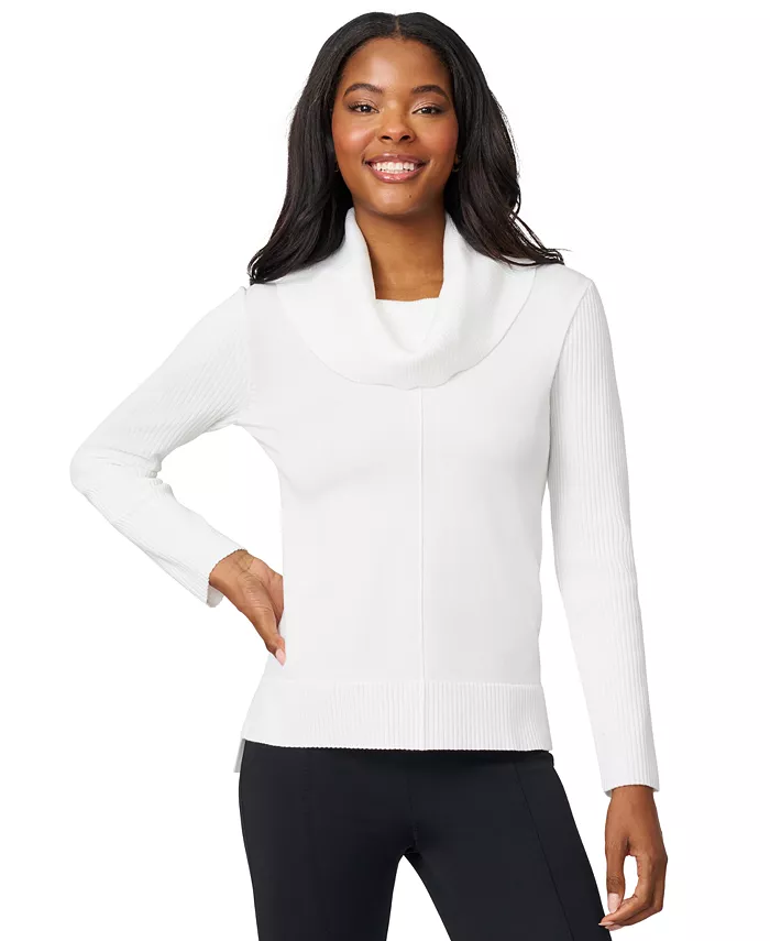 

Женский свитер с ребристым узором и воротником-хомутом, PXS-XL Melissa Paige