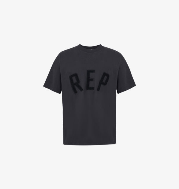 

Футболка из хлопка с аппликацией логотипа Represent, черный