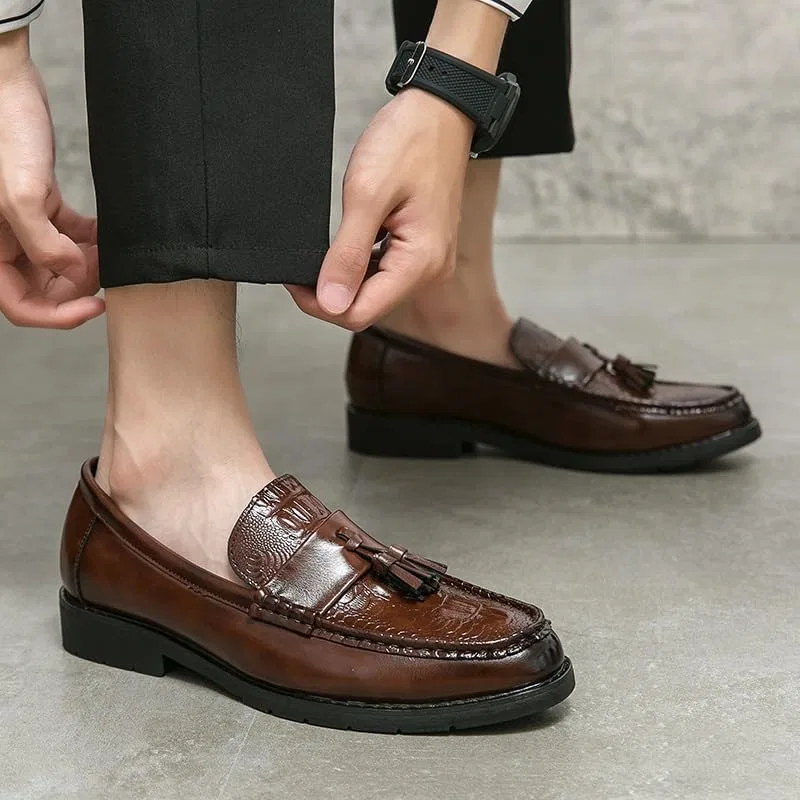 Мокасины мужские Loafers & Slip-ons, Soft Moccasins Driving Boat, коричневый UOPYNE — фото 2