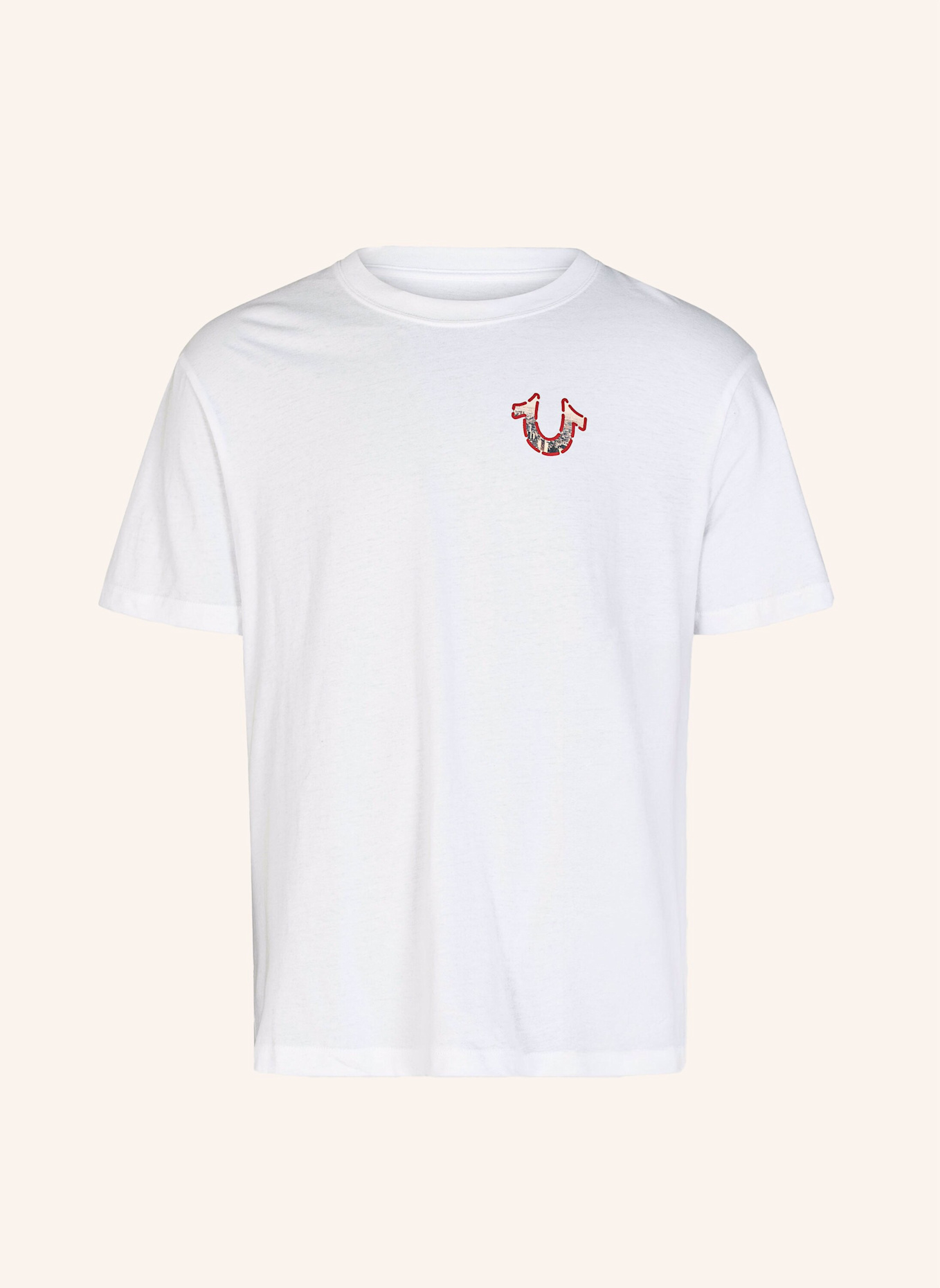

Футболка с граффити-пуховкой True Religion, белый