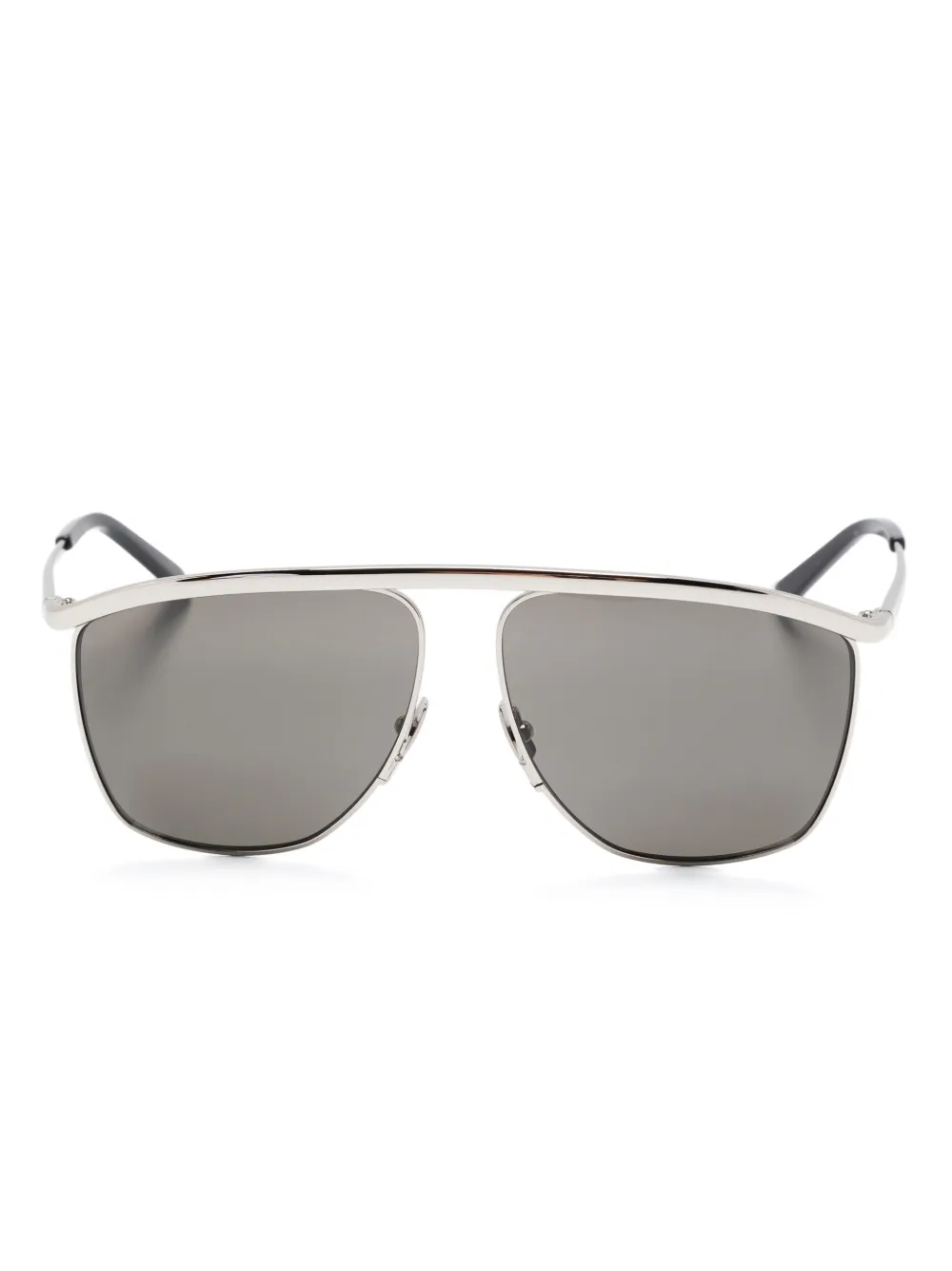 

Солнцезащитные очки Victoire Saint Laurent Eyewear, серебяный