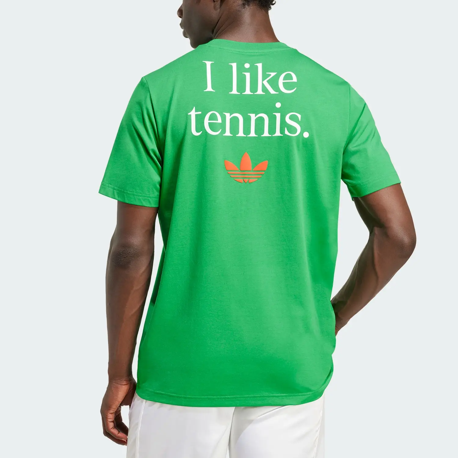 Футболка Climacool SS25 TENNIS GRAPHIC мужская Adidas Originals, зеленый — фото 4
