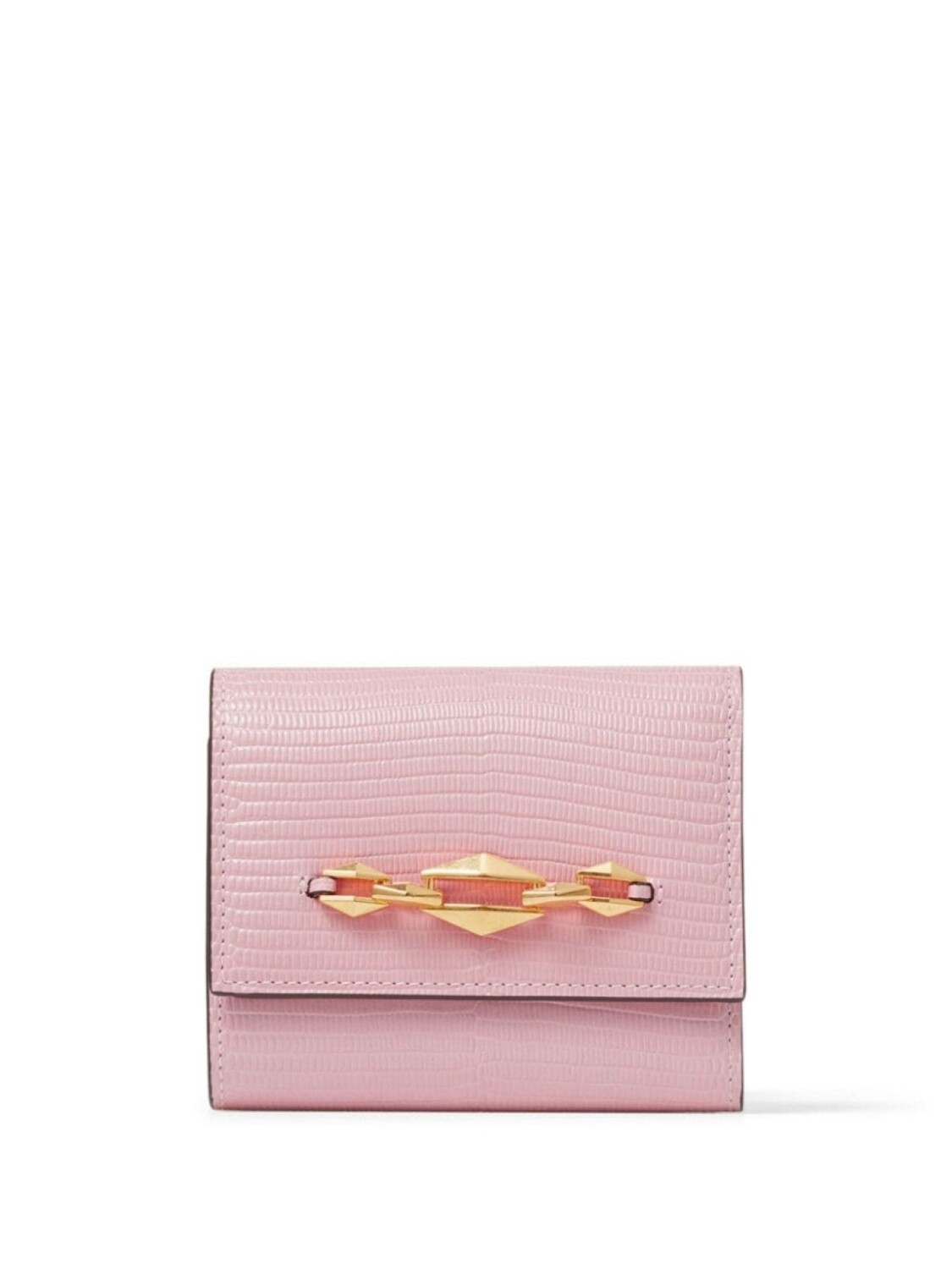 

Jimmy Choo кожаный кошелек Marinda с цепочкой, розовый