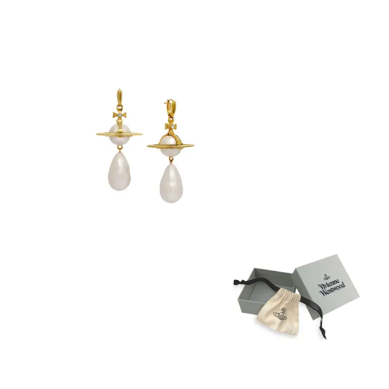 

Гигантские жемчужные серьги-шары Vivienne Westwood