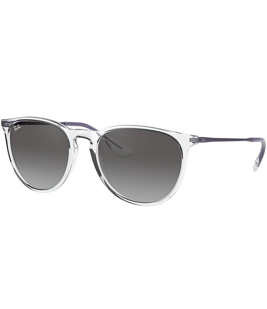 

Прозрачные круглые солнцезащитные очки Ray-Ban унисекс Erika 54 мм, мультиколор