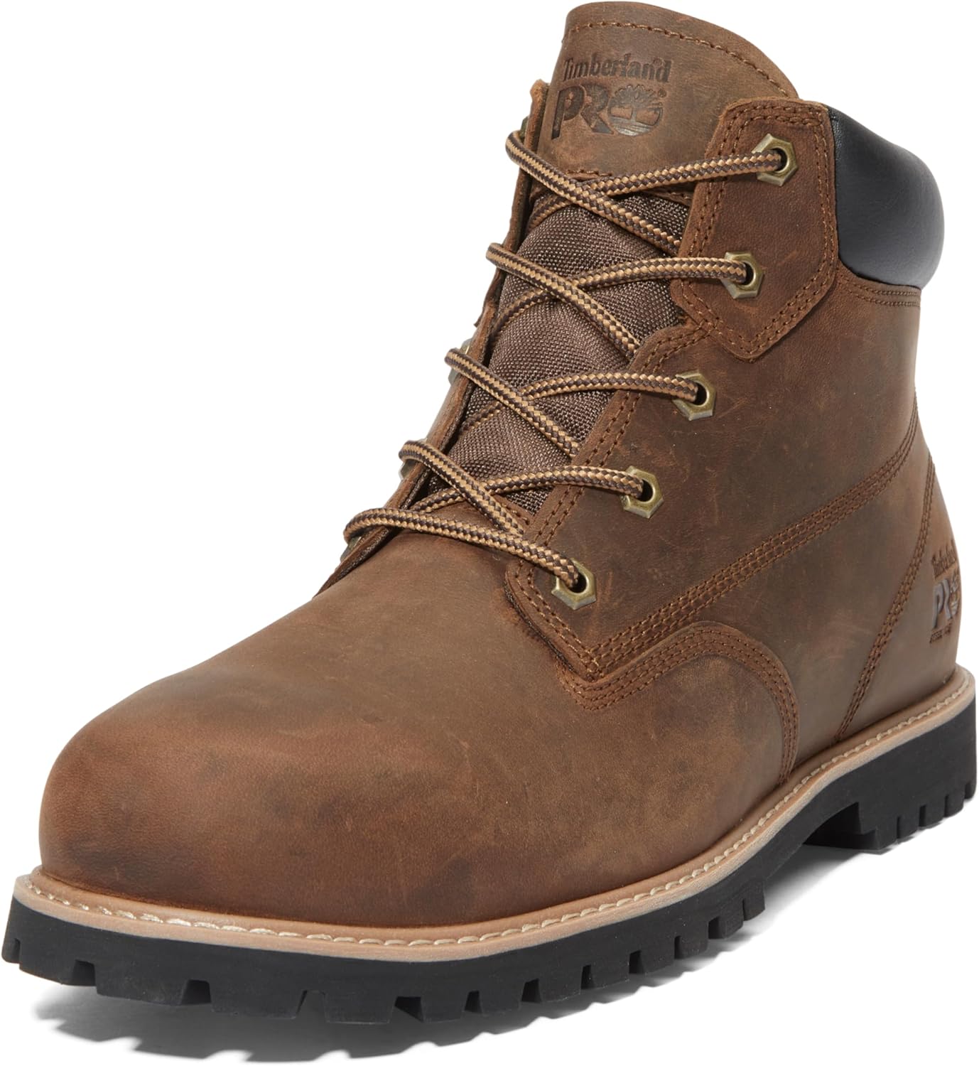 Timberland PRO мужские рабочие ботинки Gritstone 6 Inch со стальным защитным носком, Brown