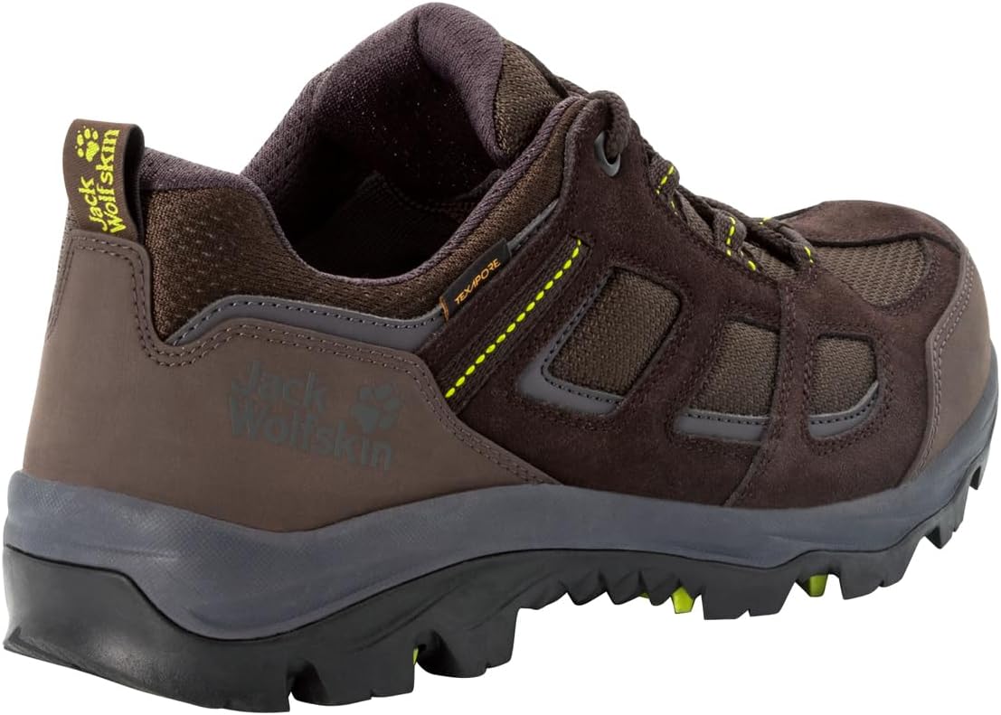 Мужские походные кроссовки Jack Wolfskin Vojo 3 Texapore Low M, темно-коричневый — фото 3