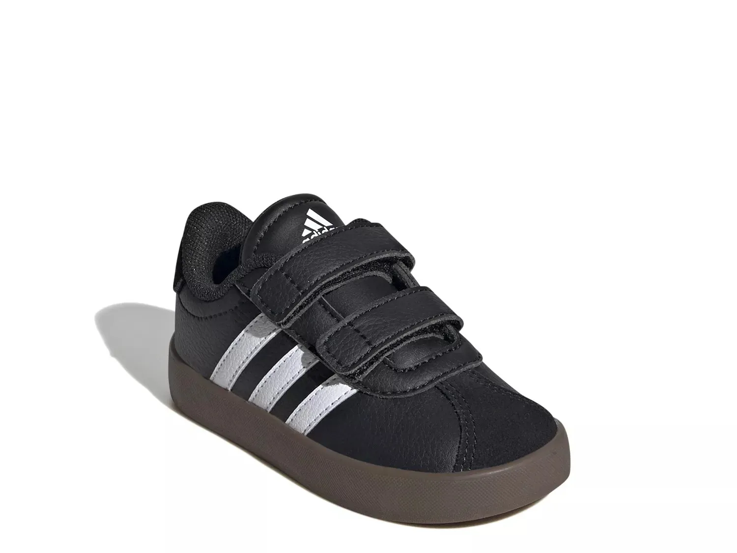 

Кроссовки Adidas VL Court 3.0 — детские, черные/белые