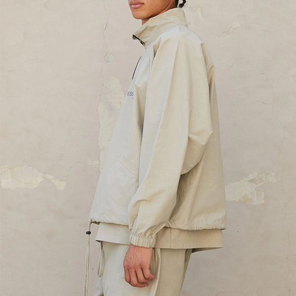 Куртка Fear of God Essentials FW21 Half Zip Track Jacket Pistachio — фото 4