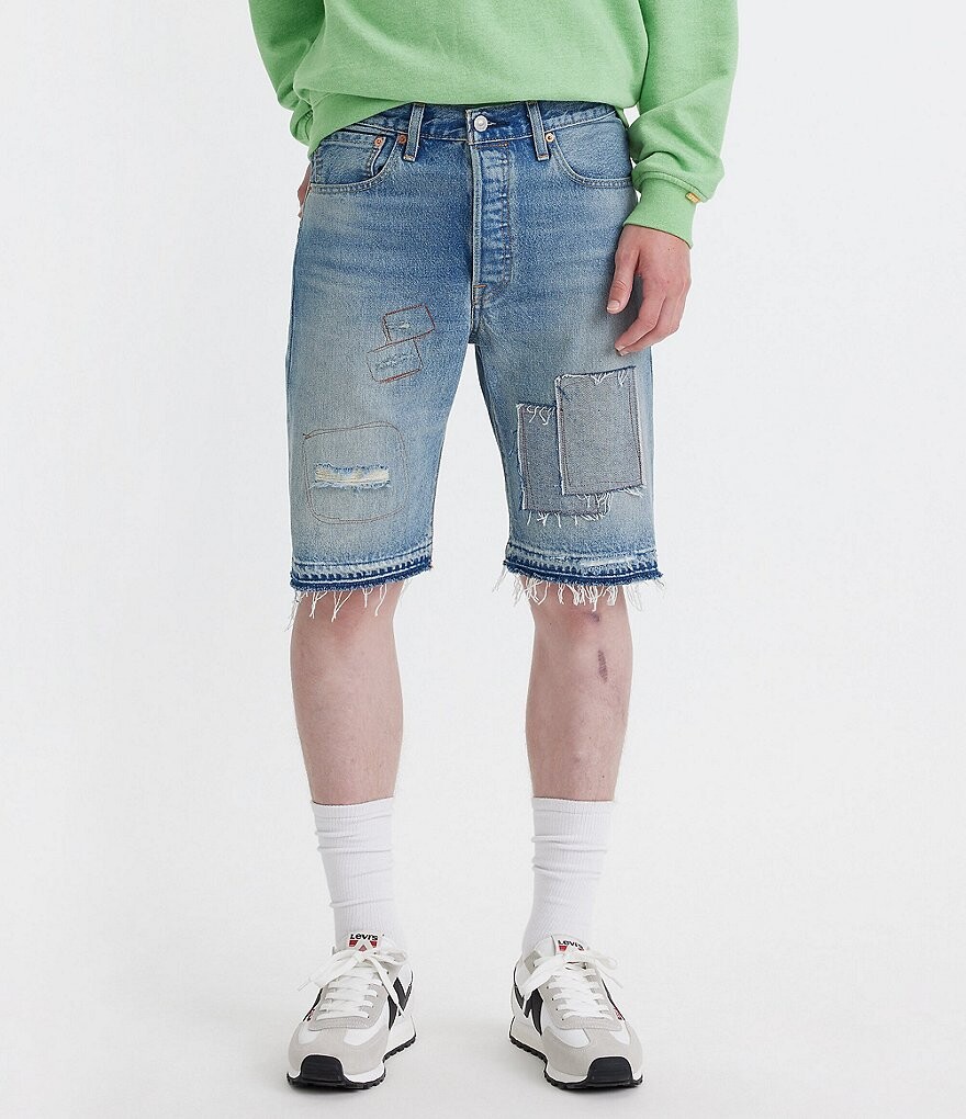 

Levi's 501 Original Fit 9Джинсовые шорты обычного кроя с внутренним швом, синий