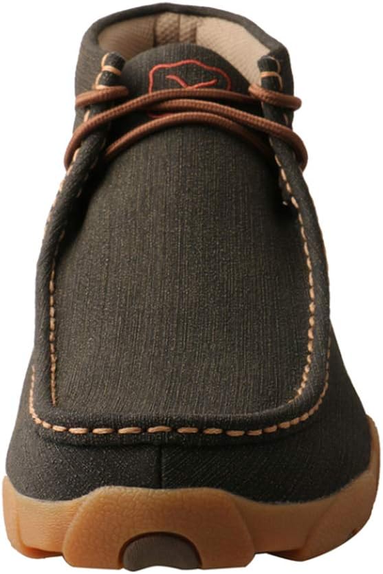 Мужские мокасины Twisted X Chukka Driving Moc, с мокасиновым носком и подошвой CellSole, Charcoal — фото 3