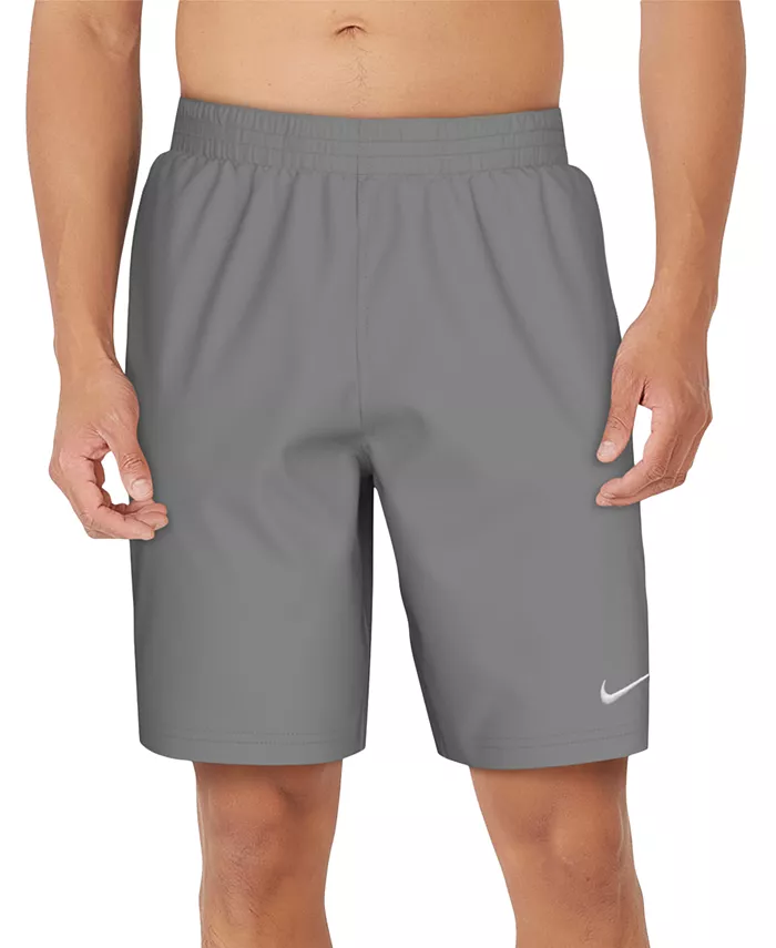 

Мужские плавки с логотипом Volley, длина 9 дюймов Nike, серый