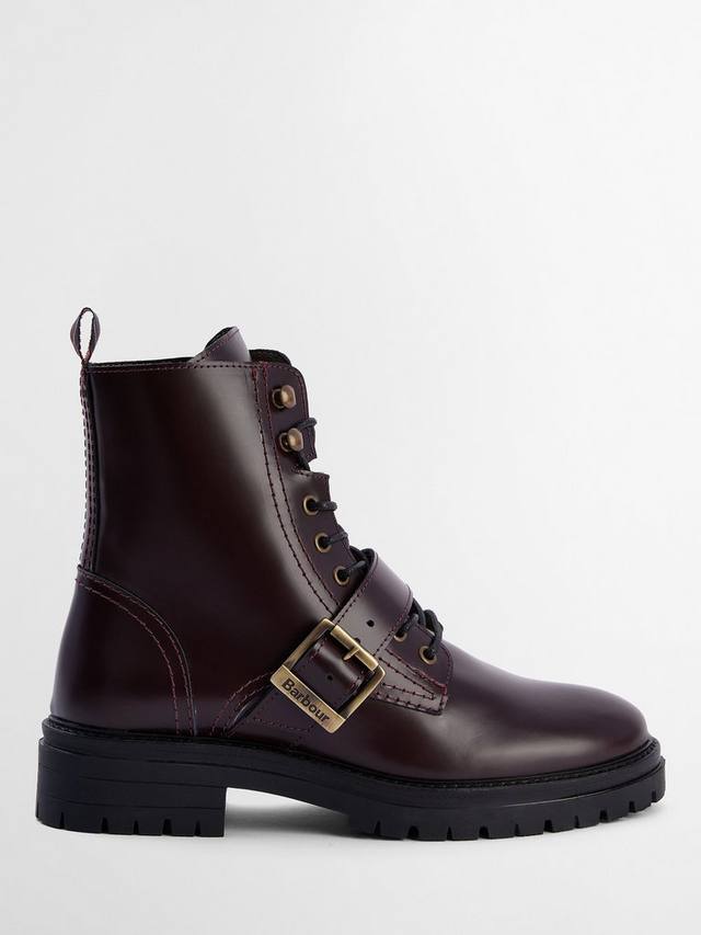 Кожаные мотоциклетные ботинки Ouseburne Barbour, Cherry