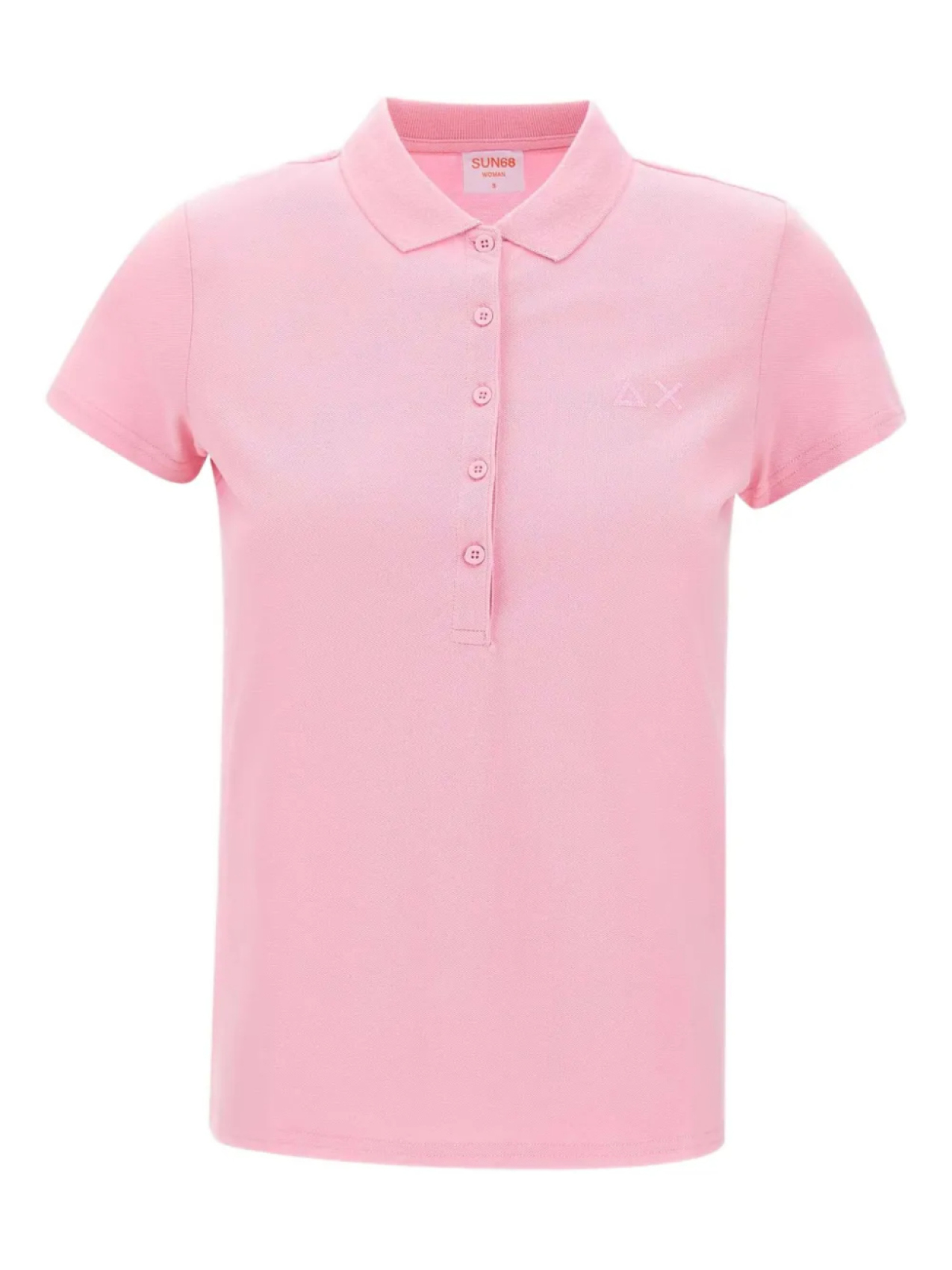 

Рубашка-поло из хлопка Sun68, розовый