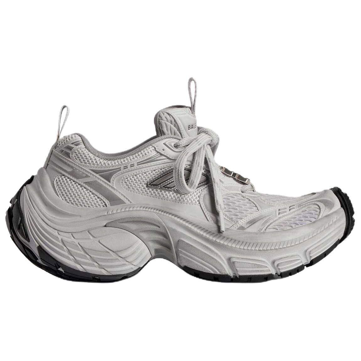 6xl hardware low top chunky sneakers женские Balenciaga, серый — фото 3