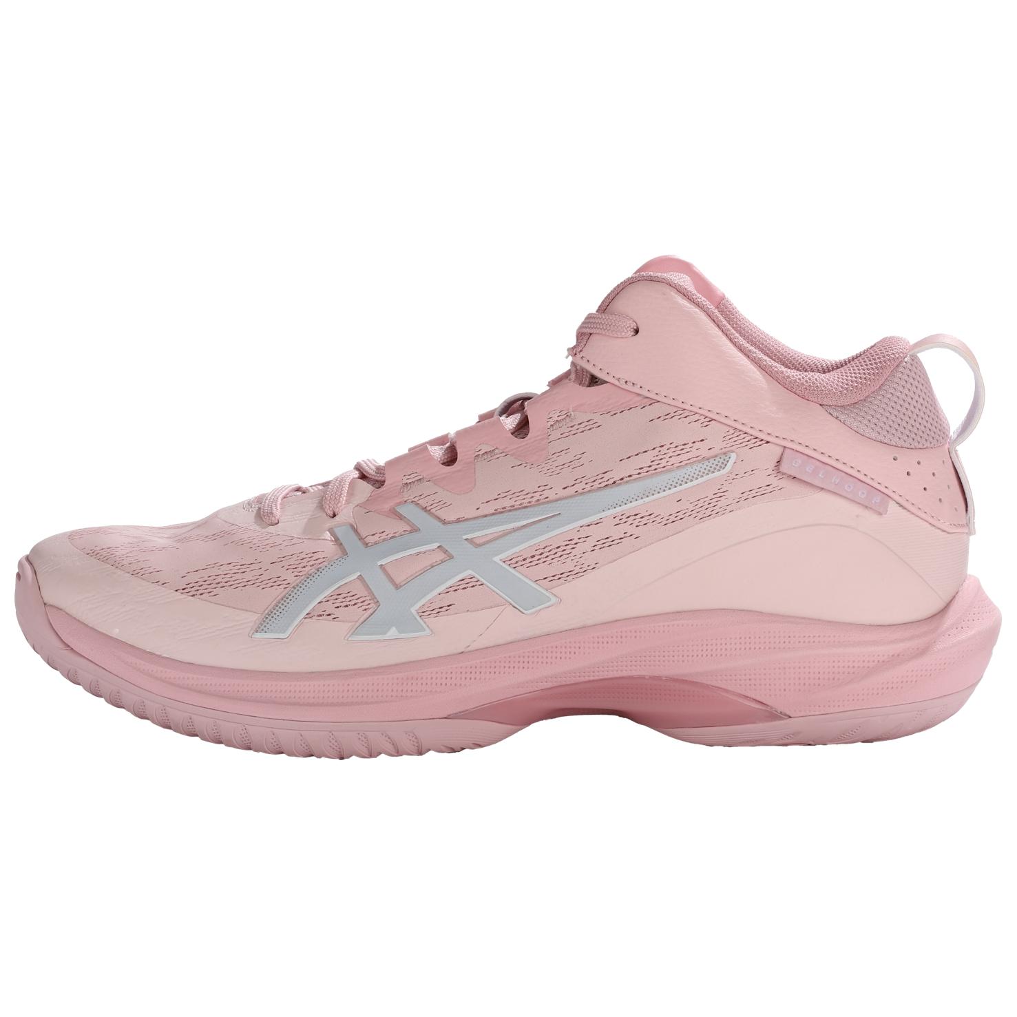 

ASICS Баскетбольные кроссовки GEL HOOP V17 с антискользящим покрытием, износостойкие, низкие, мужские, розовые