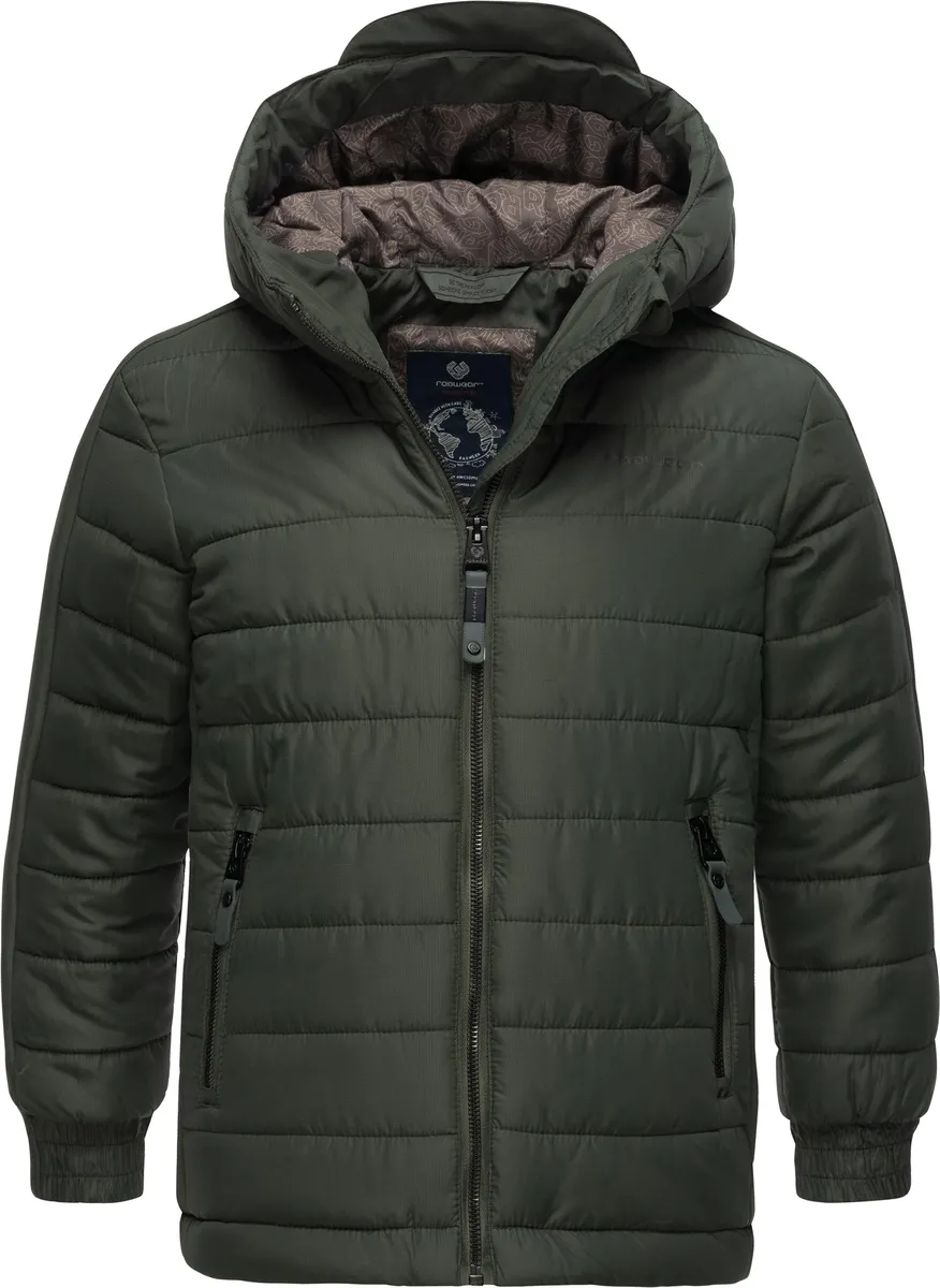 

Зимняя куртка Ragwear "Coolio", с капюшоном, стеганая зимняя уличная куртка с капюшоном, зеленый