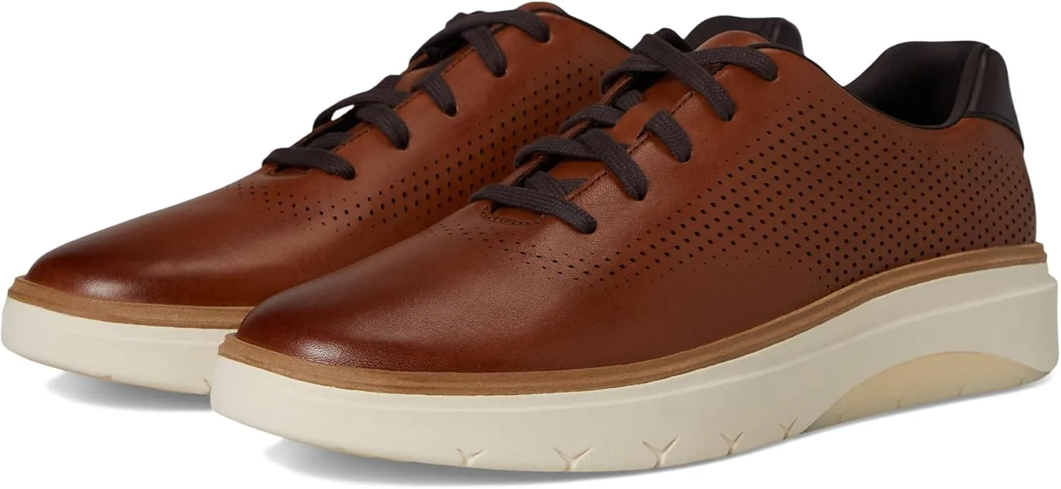 Мужские кроссовки Cole Haan Grandpro Featherarc с лазерной перфорацией, светло-коричневый/шоколадный