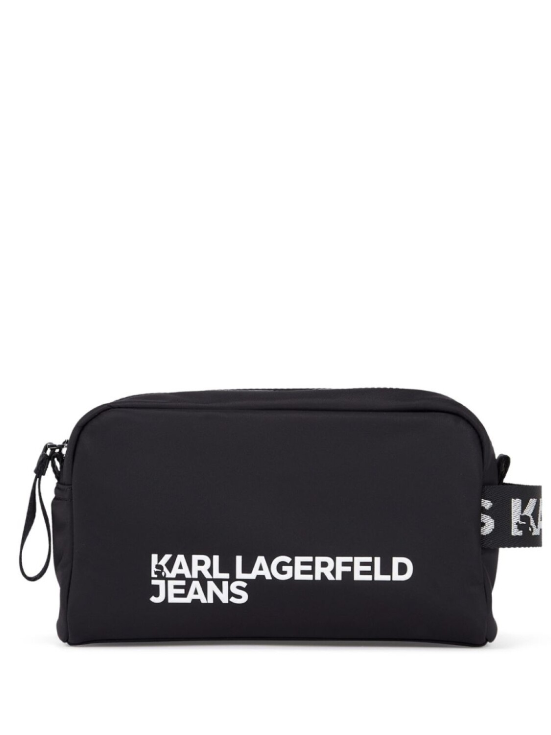 

Несессер с логотипом Karl Lagerfeld Jeans, черный