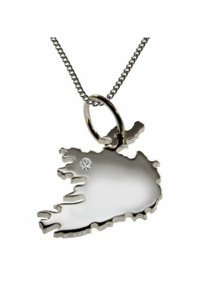 

Schmuckador Цепочка 50 см + Ирландия с бриллиантом из серебра 925 пробы