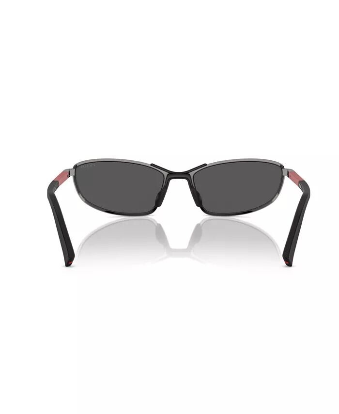 Мужские солнцезащитные очки, PS 55ZS PRADA LINEA ROSSA, серебро — фото 4