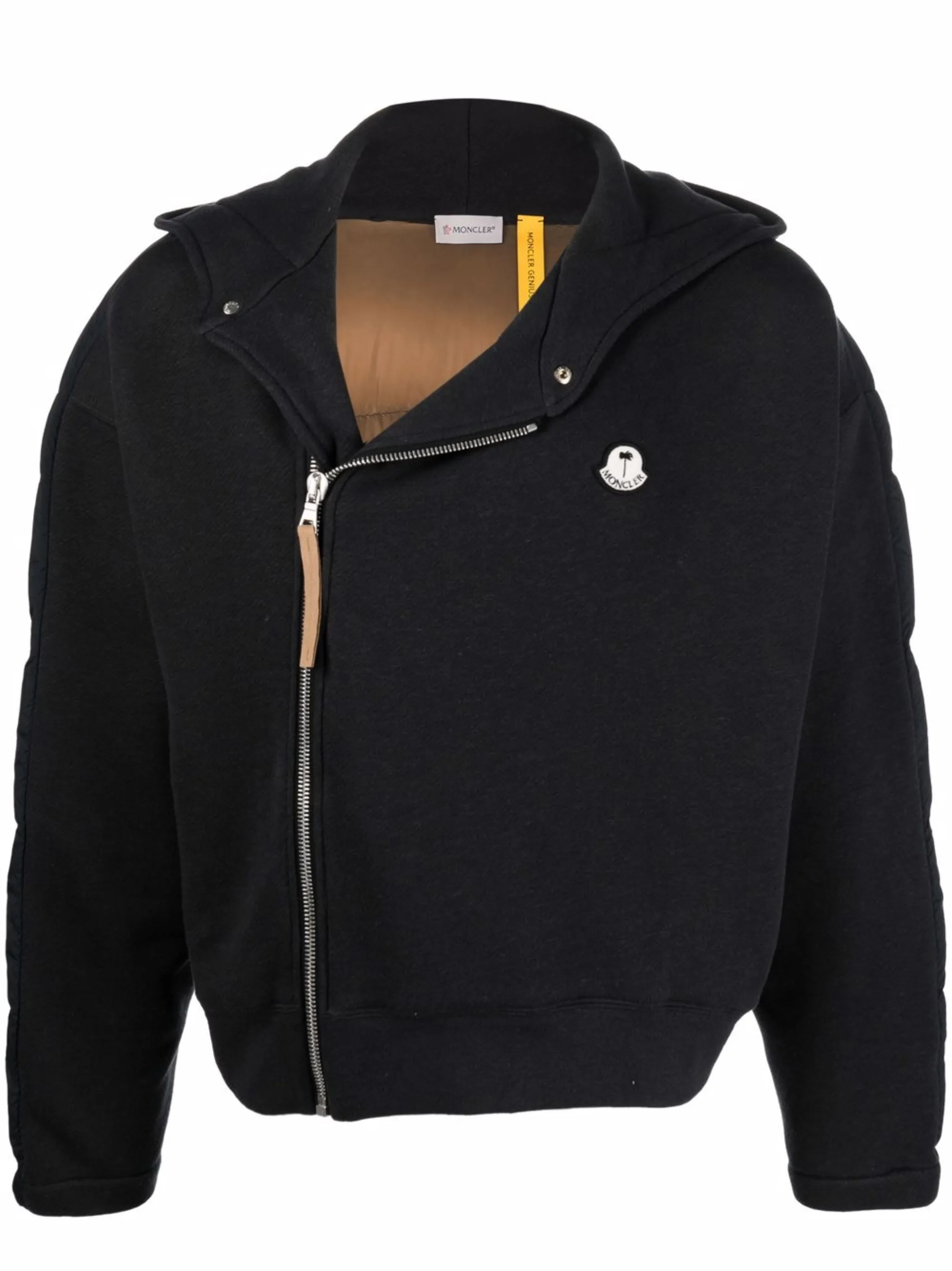 

Байкерская куртка из коллаборации с Moncler Palm Angels, черный