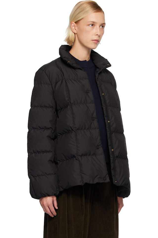 Короткая стеганая пуховая куртка Cochevinne Moncler, черный — фото 2