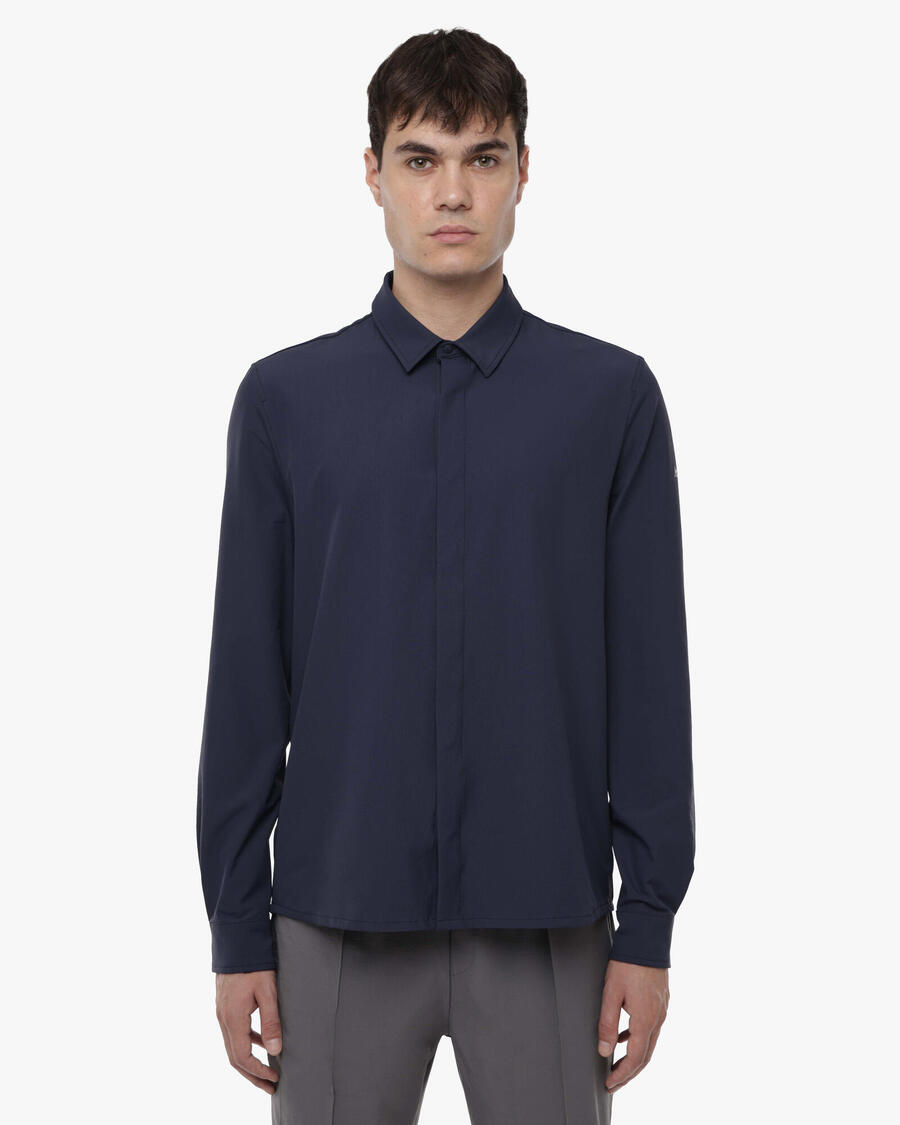 

JAKED Мужская темно-синяя синтетическая футболка для фитнеса