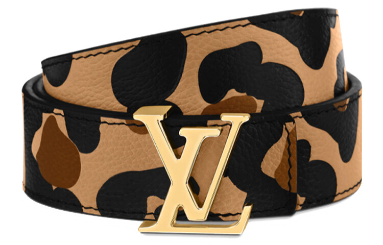 

Ремень женский Louis Vuitton кожаный, черный / коричневый