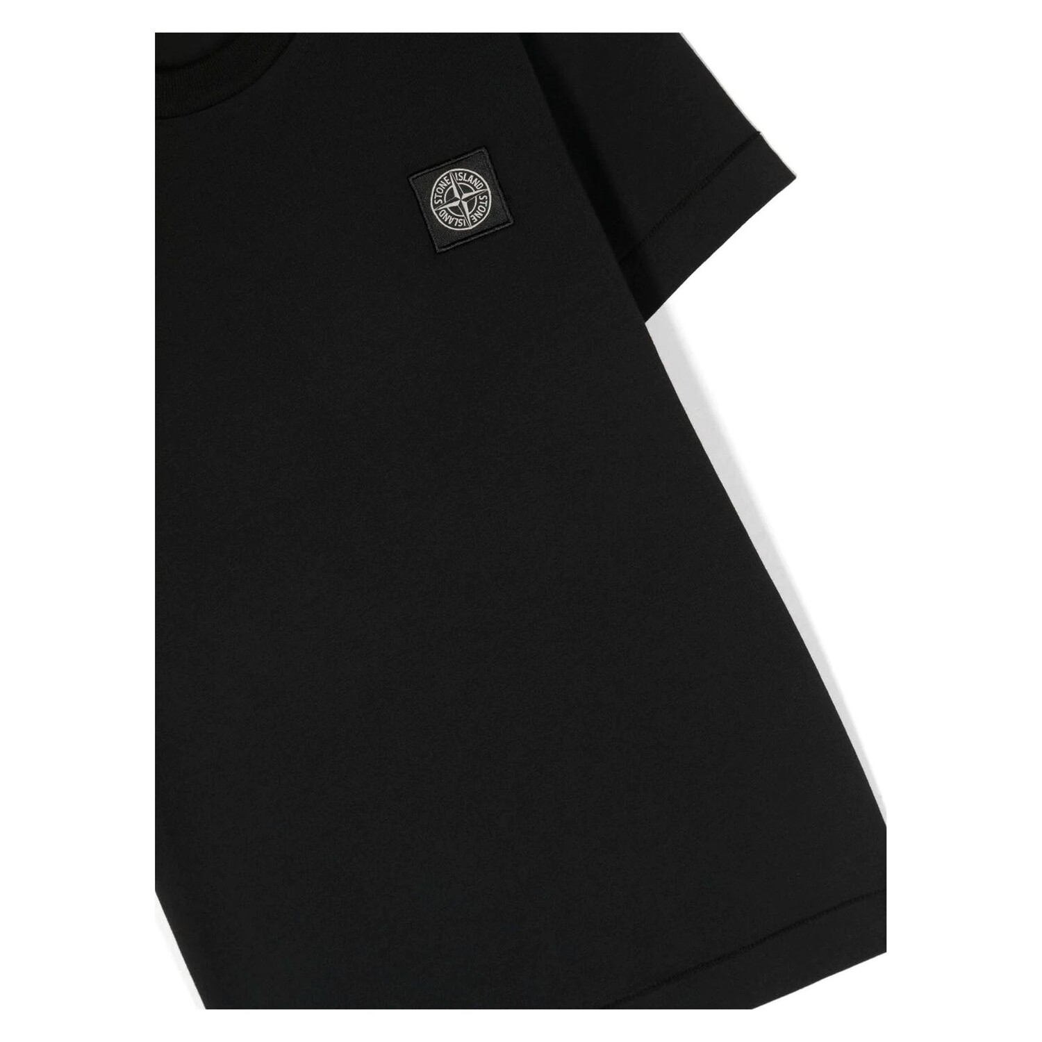 

Черная футболка с логотипом Stone Island, черный