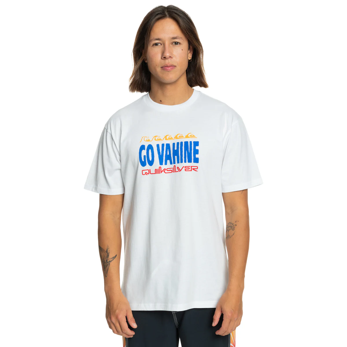 

Go Vahine Quiksilver мужская футболка, белый