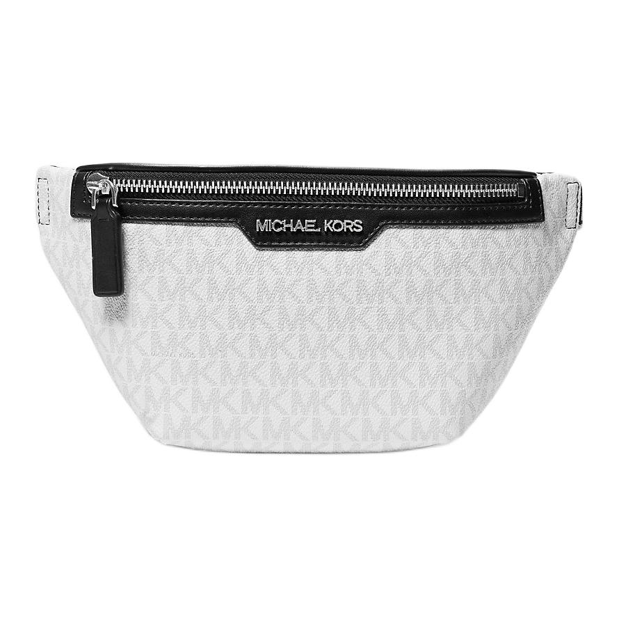 

MICHAEL KORS COOPER Canvas Fanny Pack Mini Men's Bright White