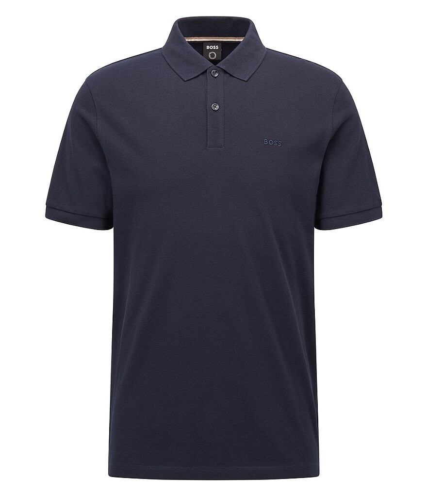 

Рубашка поло с короткими рукавами BOSS Big & Tall Pallas Hugo Boss, синий