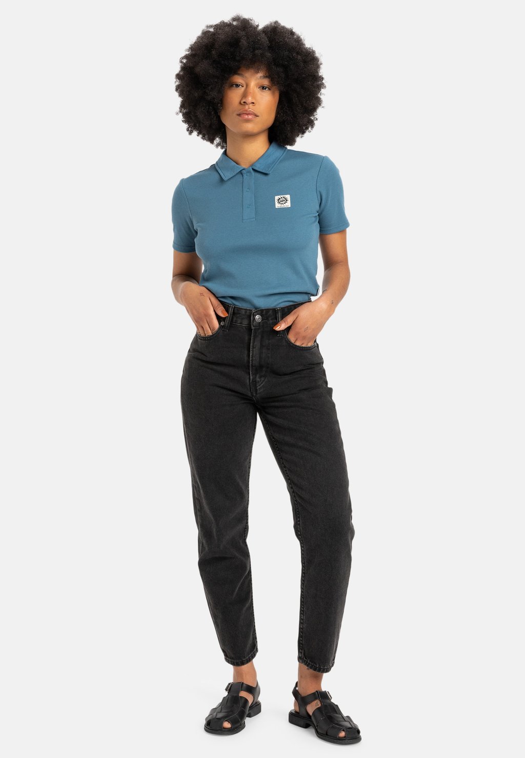 

Зауженные джинсы Quiksilver, черный
