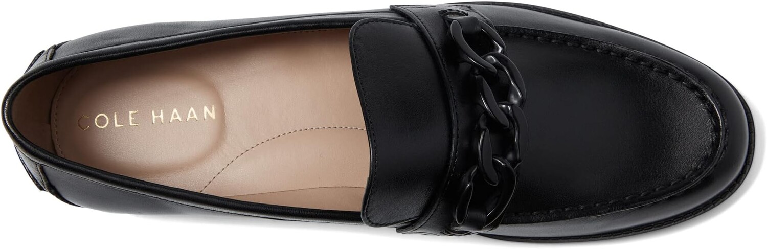 Лоферы Cole Haan Stassi Chain Loafer, черный — фото 2