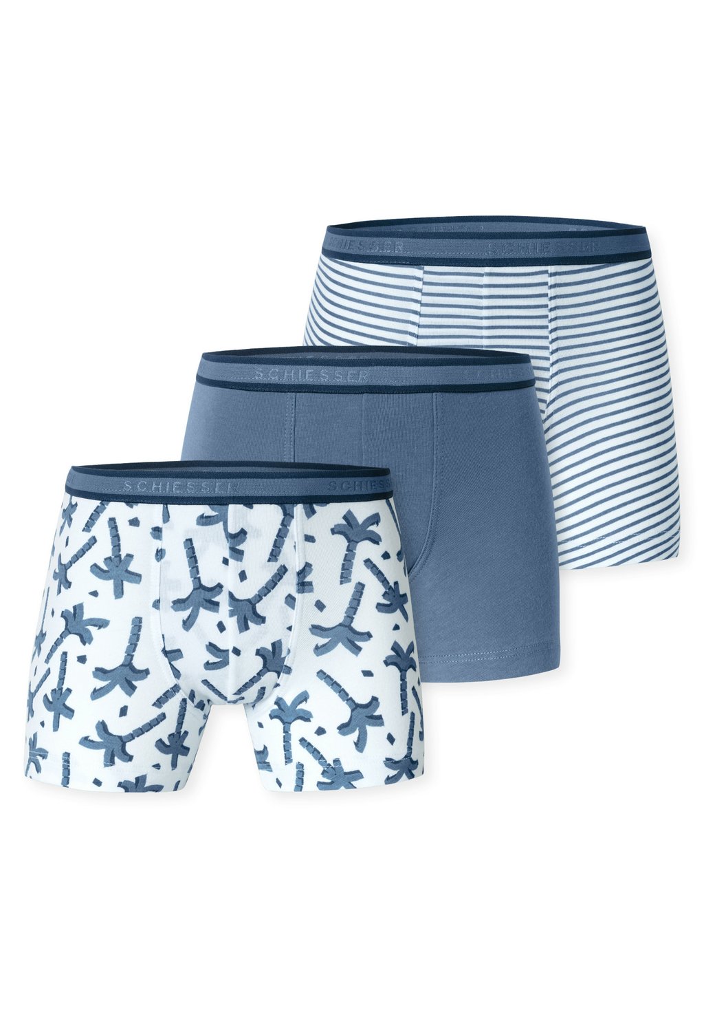 

Боксеры 3-PACK Schiesser, синий