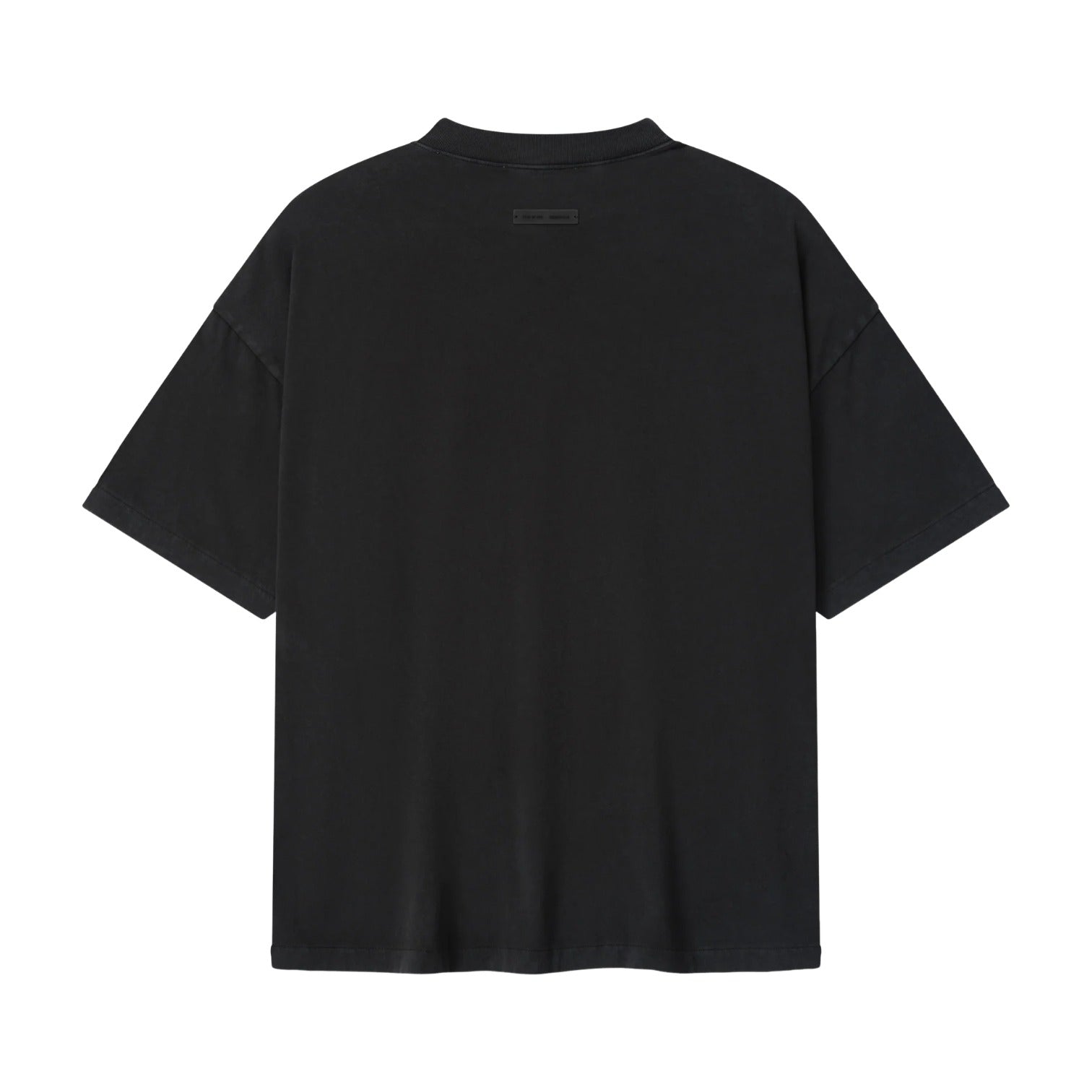 Футболка с коротким рукавом Fear of God Essentials 90-х годов, цвет «Винтажный черный» — фото 2