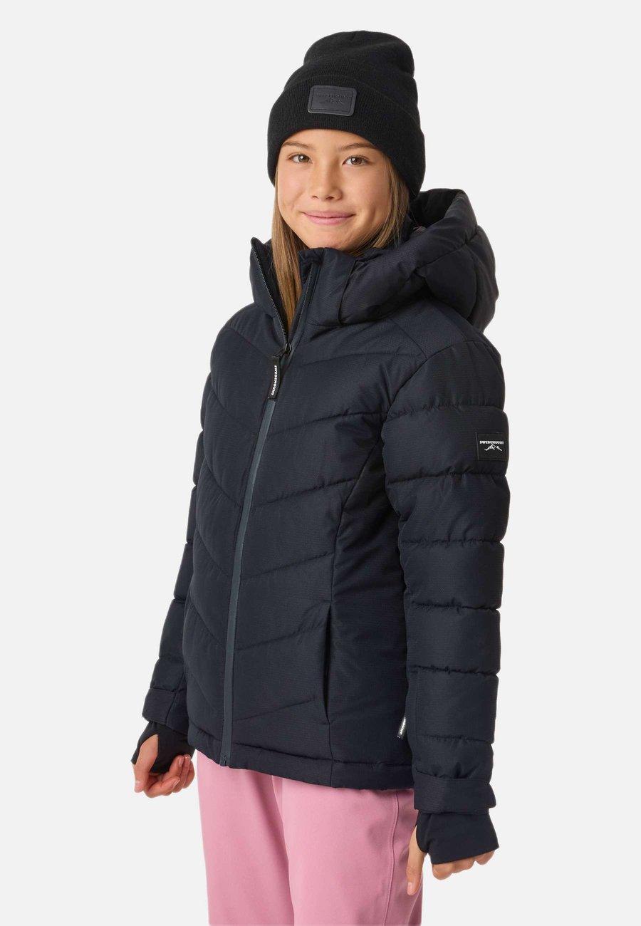Зимняя куртка Swedemount CERVINIA PUFFER SKI JR, Black Black/Black — фото 4