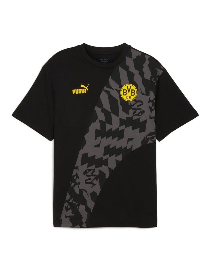 

Брюки для тренировок и бега Puma BVB Borussia Dortmund ftblCulture+ T-shirt, черный