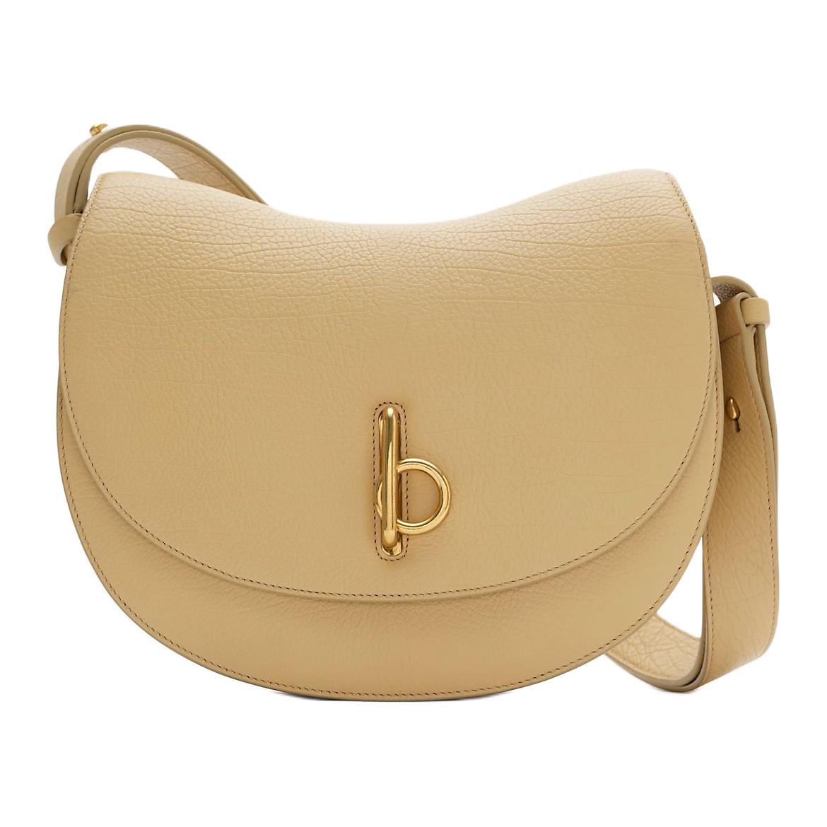 

Рюкзак-кроссбоди Rocking Horse из телячьей кожи Grain, средний, женский, песочный Burberry, basic set (bag+dust bag)