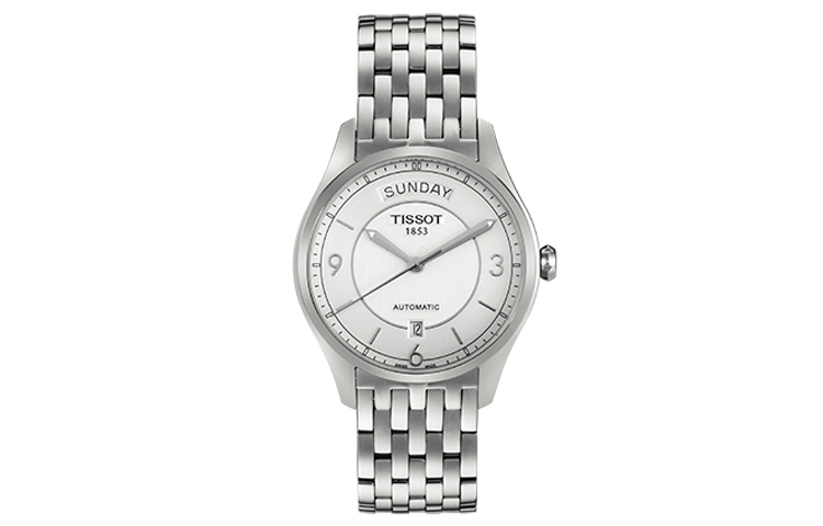 

TISSOT Мужские часы серии WeiYi с автоматическим механизмом, 37 мм, белый циферблат T038.430.11.037.00