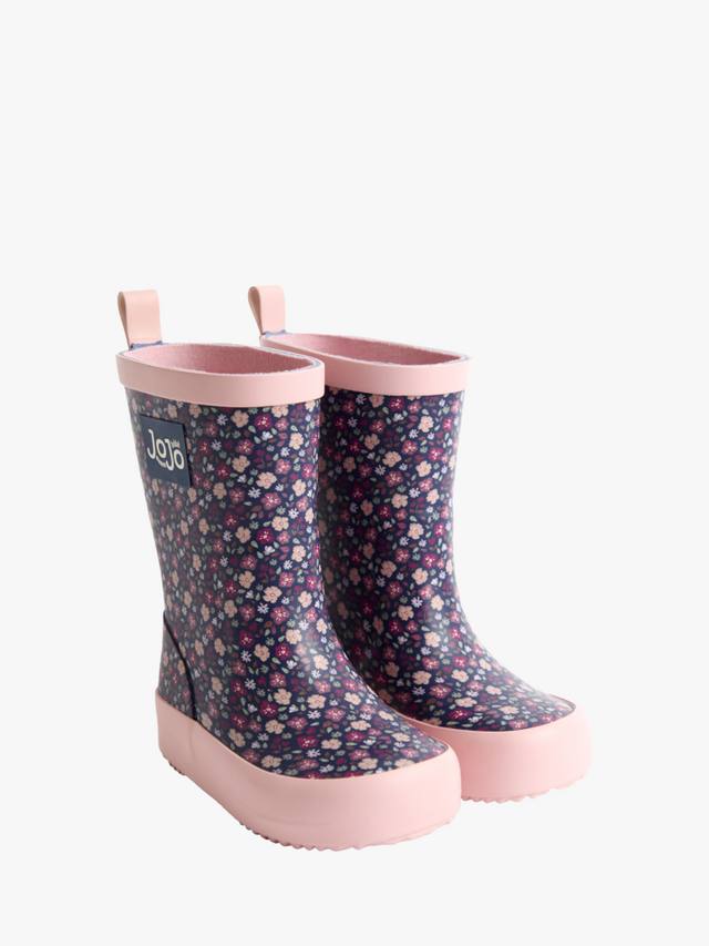 

Детские цветочные резиновые сапоги JoJo Maman Bébé, Navy