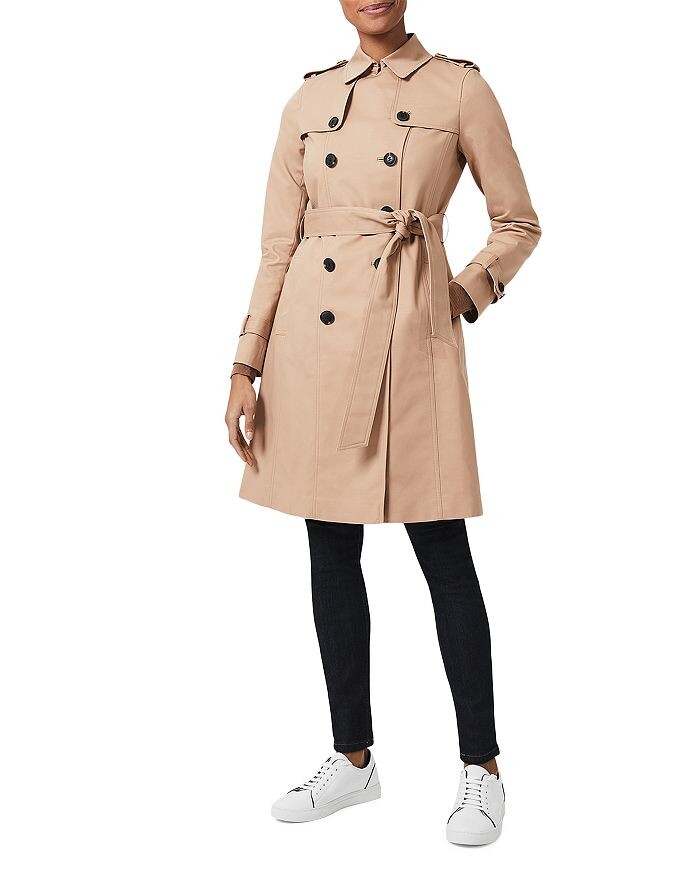 

HOBBS LONDON Тренч Saskia, коричневый/бежевый