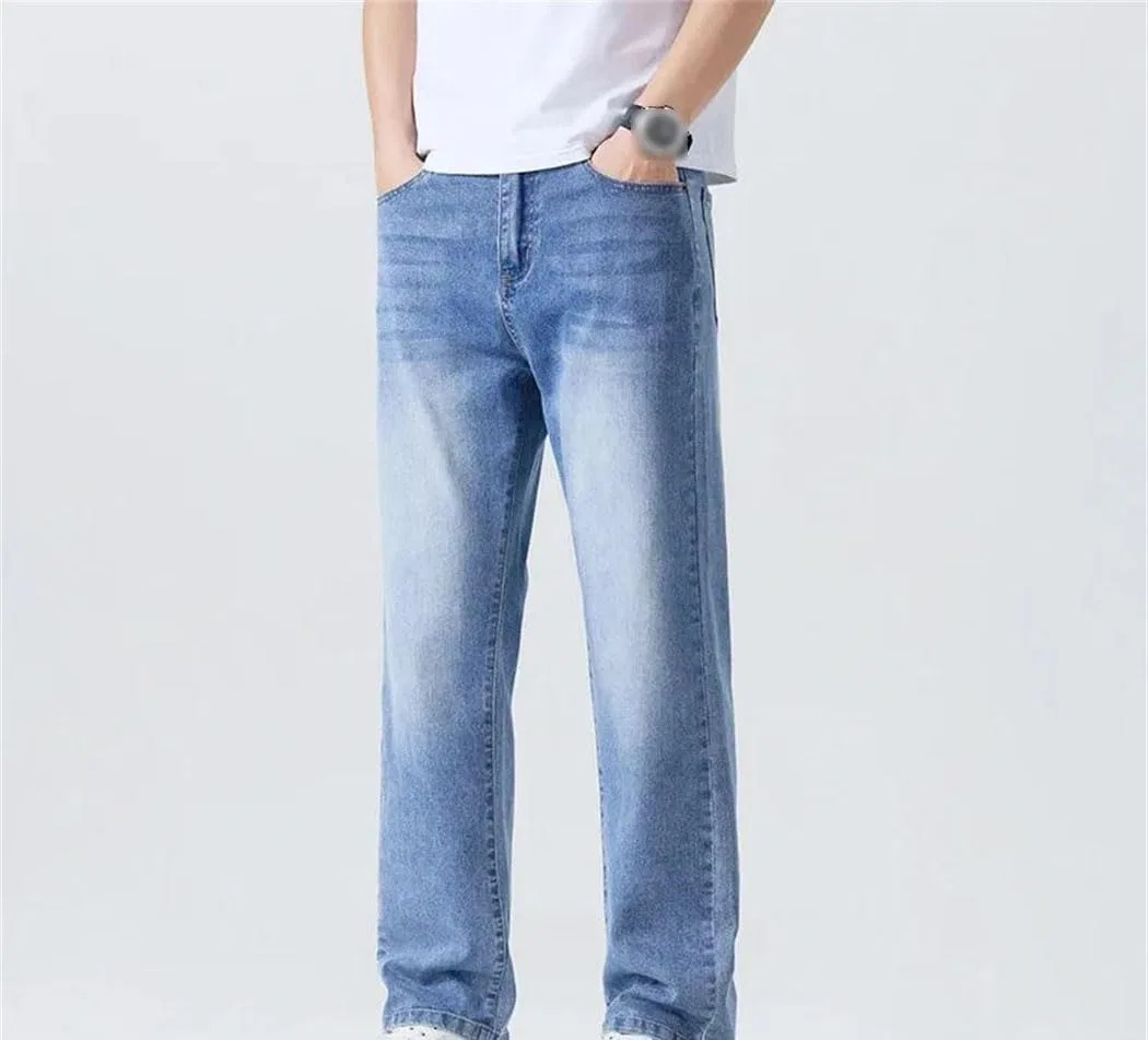 Джинсы свободные, Men‘s Straight Jeans, 3 — фото 2