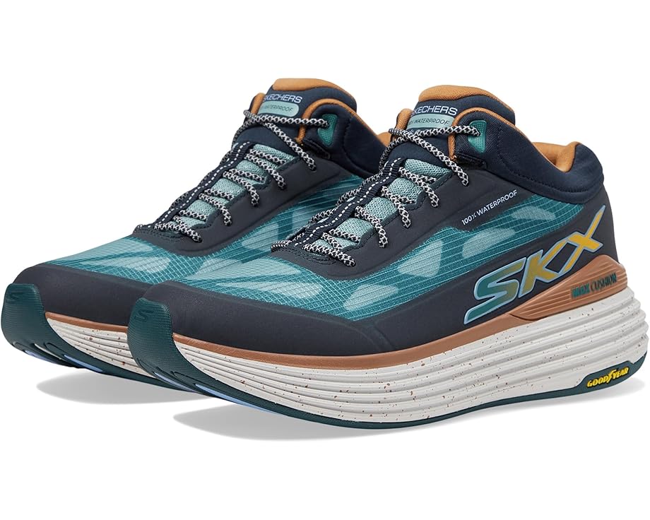 

Походные ботинки SKECHERS Max Cushioning Suspension Terrace Waterproof, цвет Navy/Teal